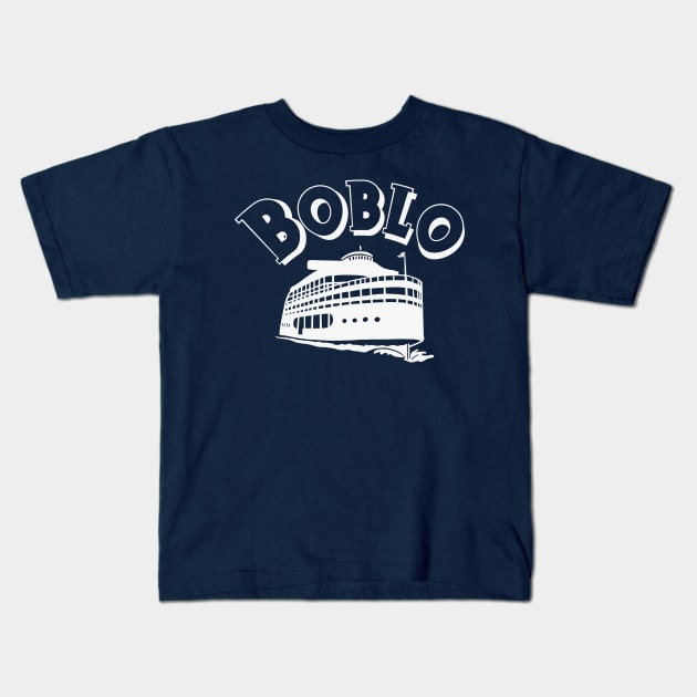 Boblo Boat Kids T-Shirt by Colonel JD McShiteBurger